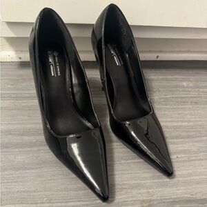 Call It Spring Shiny Black Heels